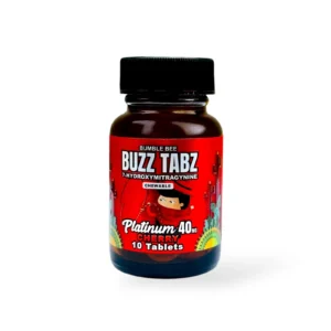 Bumble Bee Buzz Tabz 7-OH Chewable Tablets Platinum Cherry 40mg Per Tablet